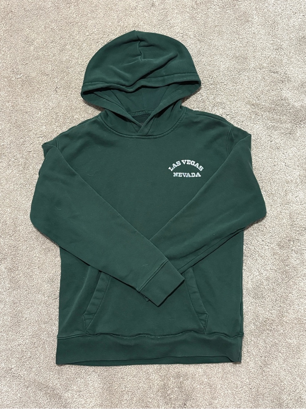 Hollister Forest Green Las Vegas Nevada Pullover Hoodie